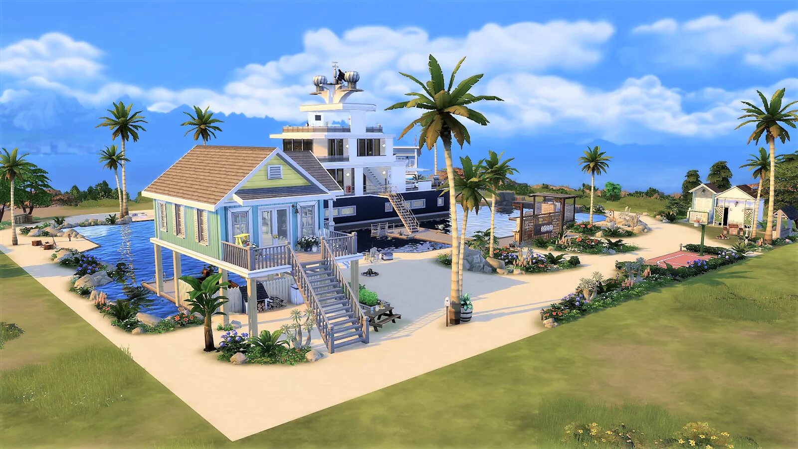 Жизнь на острове 2. SIMS 4 Beach House. Исланд вилла симс. The SIMS 4 Island Living. Симс 4 дом на острове.