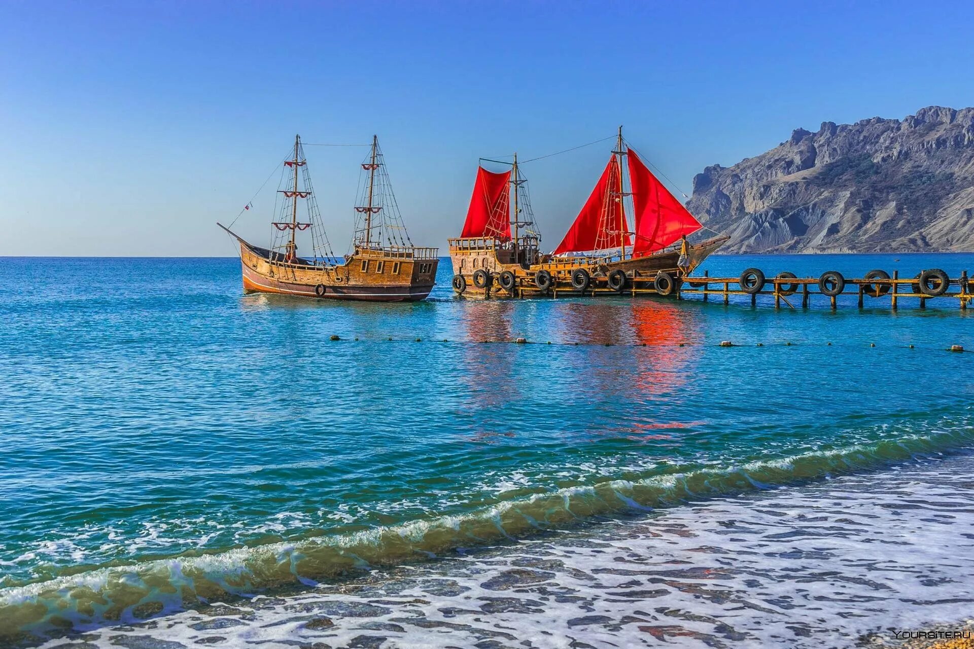 крым коктебель море