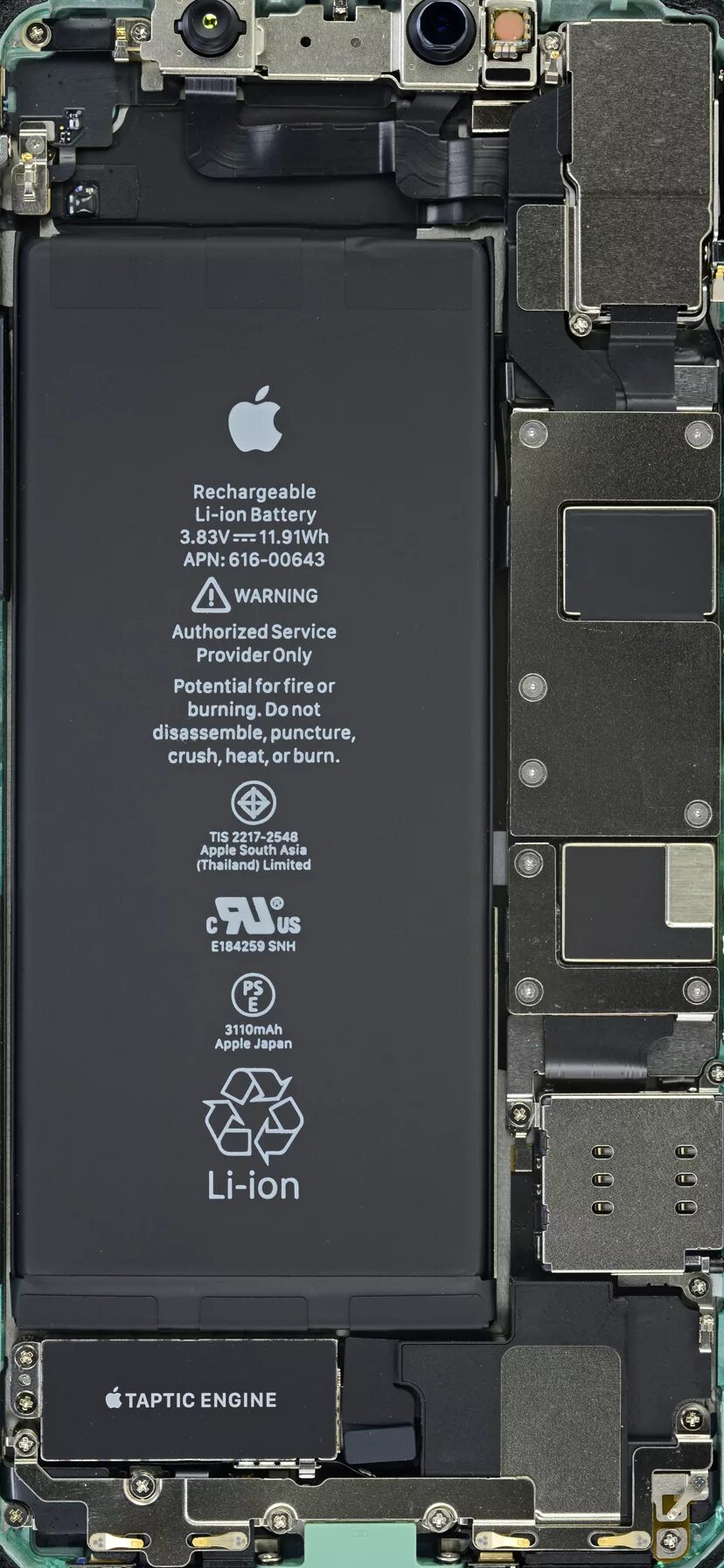 Что находится внутри телефона Что внутри iPhone SE