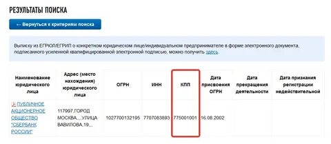 Что такое кпп и где его взять