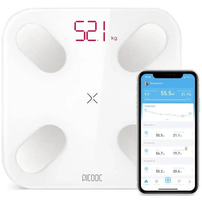 Умные весы picooc s1 pro v2. Умные весы picooc s1 pro v2