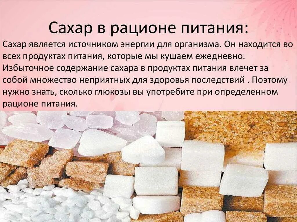 Основной источник излишнего сахара в меню ответ. Пищевые продукты сахар. Сахар в питании. Сахар для презентации. Добавленный сахар в продуктах.