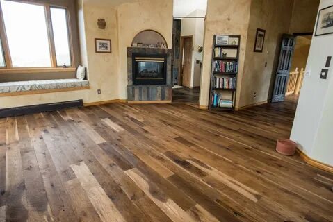 Rustic hardwood flooring wide plank