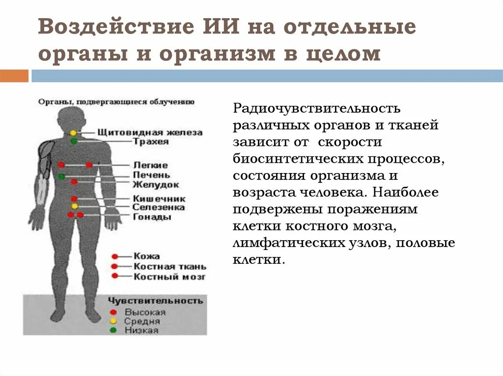 Влияние фактора на организм ионизирующего излучения. Воздействие ионизирующих излучений на человека. Воздействие ионизирующего излучения на организм. Действие ионизирующих излучений на организм человека. Радиация кожи