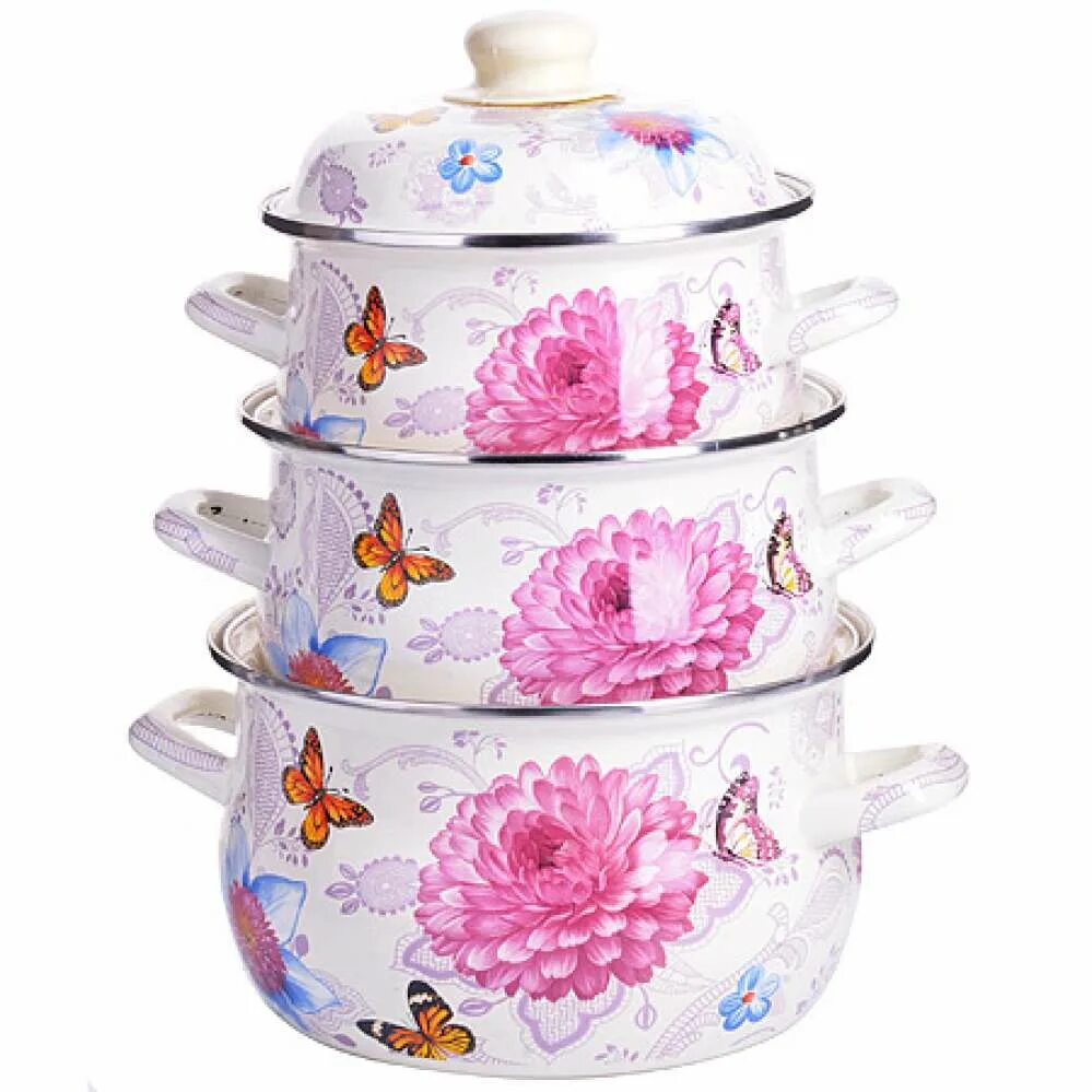 вайлдберриз набор кастрюль эмалированных. леомакс посуда кастрюли. Eb 1842. вайлдберриз кухонная посуда. Erringen-эмаль "цветы" кастрюля 3,0л.