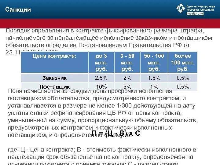 Размер штрафа за ненадлежащее исполнение контракта. Сумма выплаты за ненадлежащее исполнение обязательств поставщиком. Размер санкции. Структура цены договора фиксированная и. Бюджет и сроки фиксируются договором.