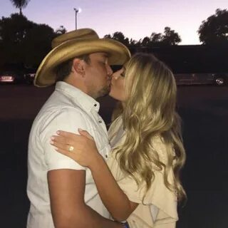 Brittany Kerr posted this image of herself and Jason Aldean to Instagram, S...