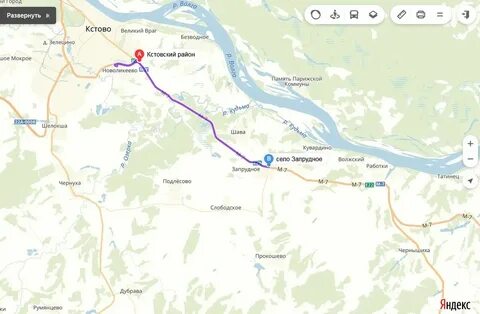 Пробка в кстове
