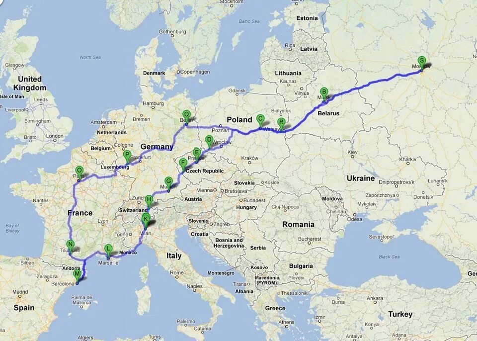Маршрут путешествий по странам. Маршрут путешествия по Европе. Маршрут путешествия по Европе на автомобиле. Туристический маршрут по Европе. Путешествие на машине из Москвы в Барселону.