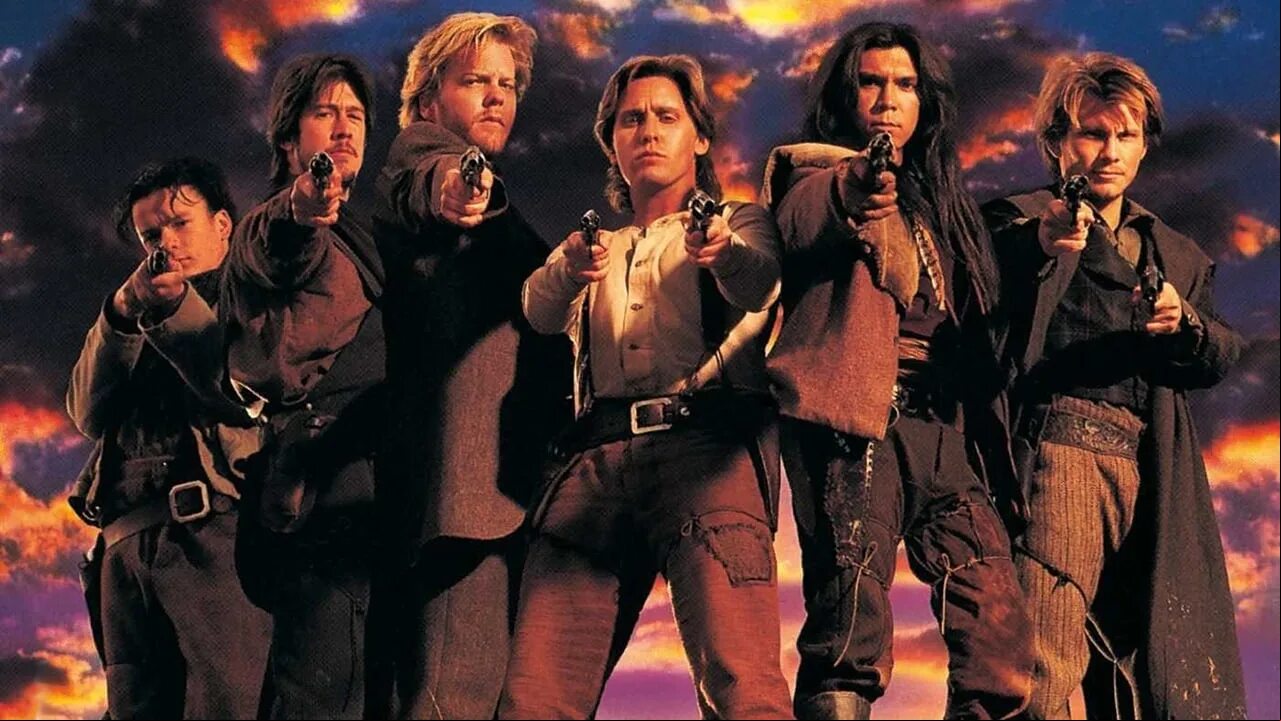 Ii guns. Эмилио Эстевес молодые стрелки. Young Guns 2. Молодые стрелки 1988.