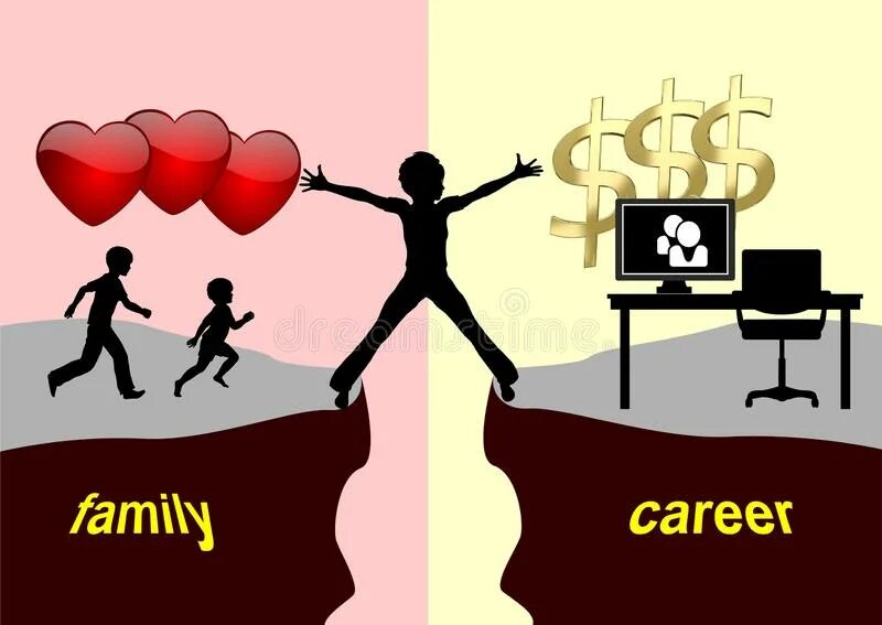 Карьера vs семья. Карьера против любви. Любовь и карьера. Картинка семья vs карьера. Моя семья против моей независимости 25