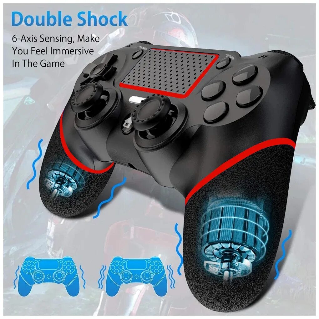 Дабл ШОК контроллер. Джойстик от ps4 к ПК. Wireless Controller Double 4. Double Shock Controller Red Box. Геймпад ps4 блютуз