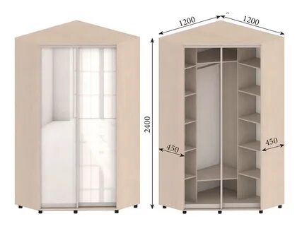 Wardrobe corner SHU-12 MVS (1st category) 