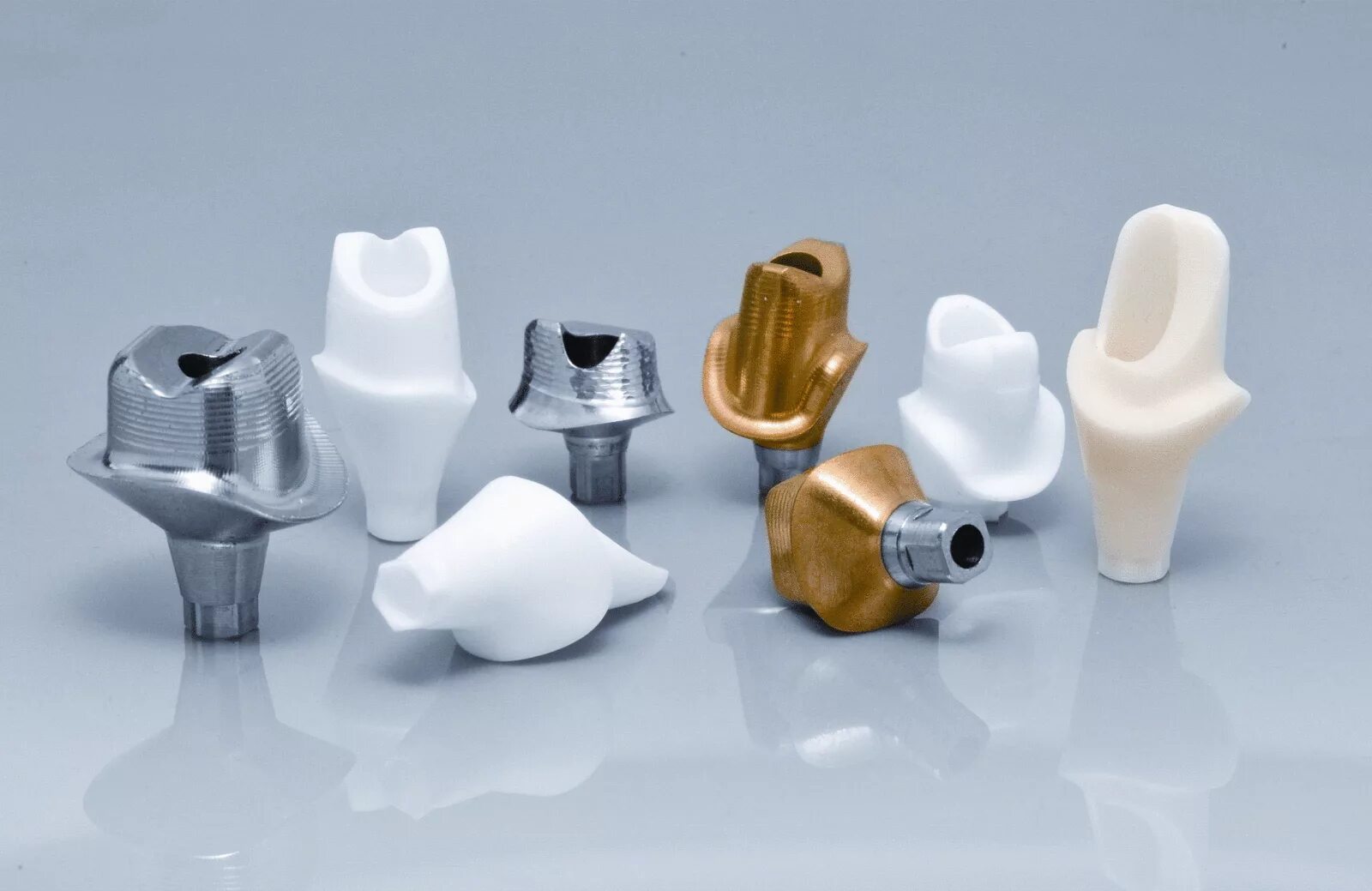 индивидуальные имплантаты. абатмент. титановый абатмент el-4504f. импланты implantium корея. индивидуальные имплантаты.