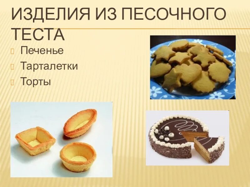 Изделия из теста 7 класс