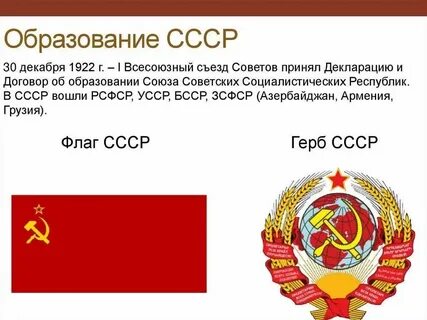 Дата создания советского государства
