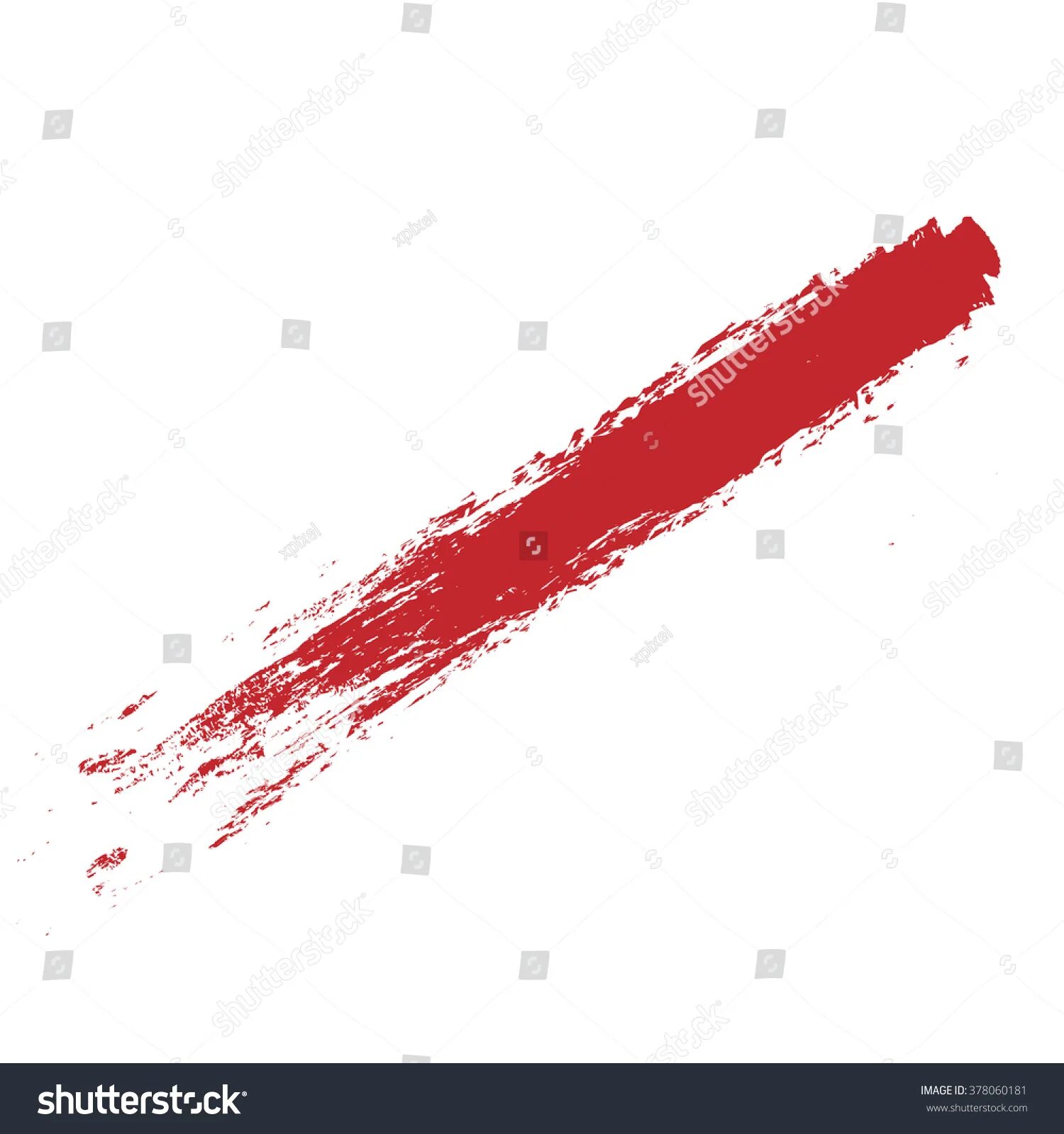 Red scratch. Red scratch