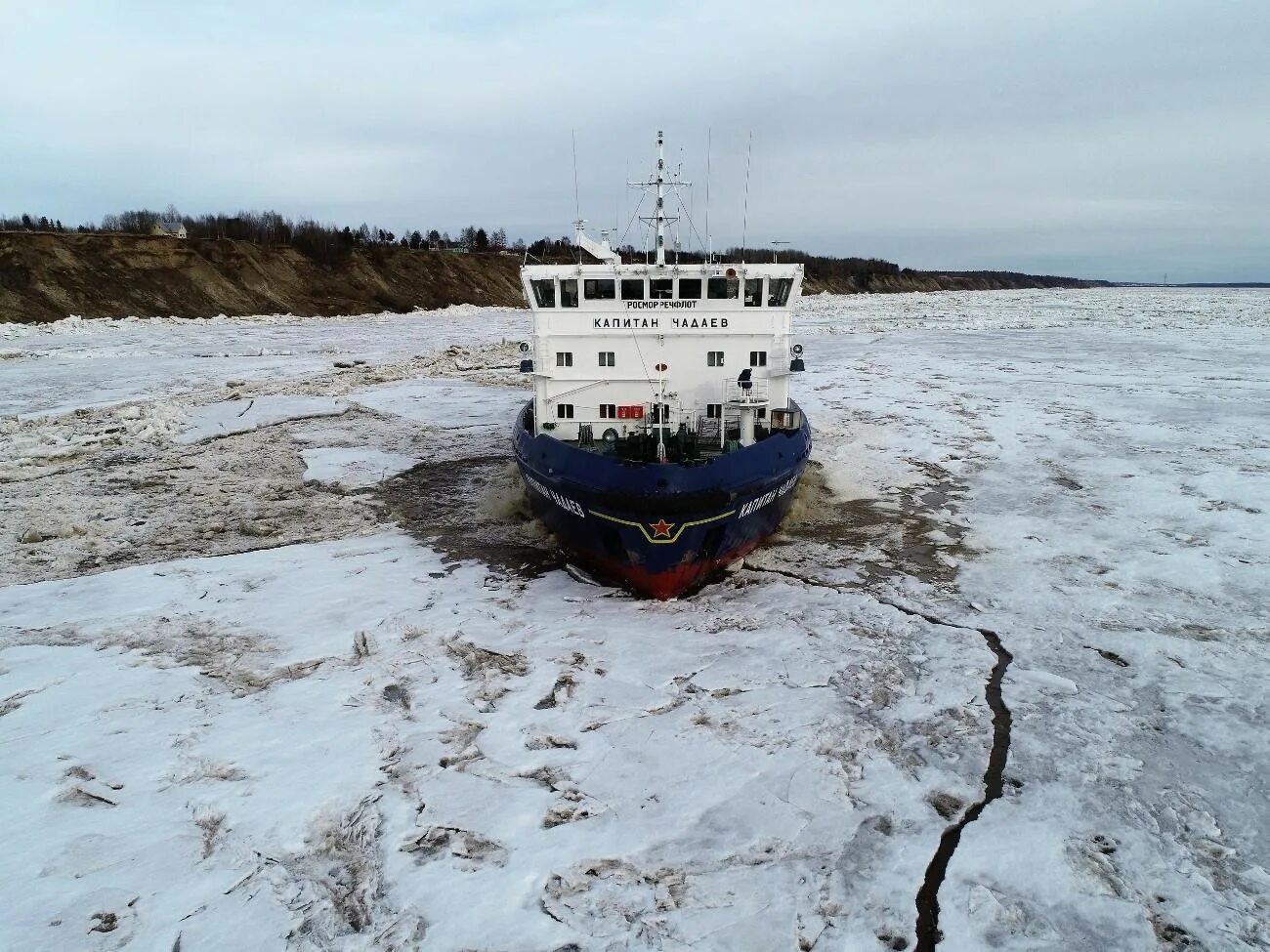 Ледоход на северной двине сегодня