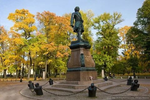 Петербург памятники парки