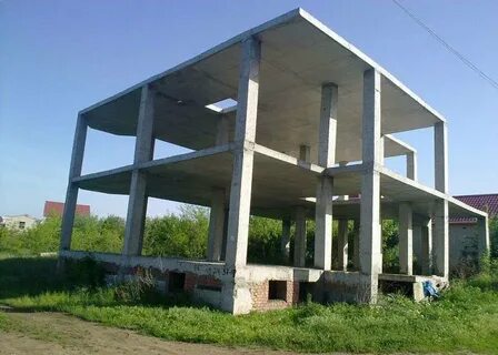 Монолитно каркасный дом проект