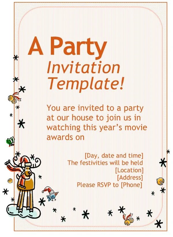 Write an Invitation. How to write Invitation. Party Invitation. The Invitation. If he were invited to the party