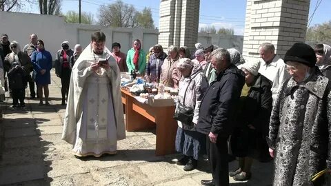Шаховская освящение куличей