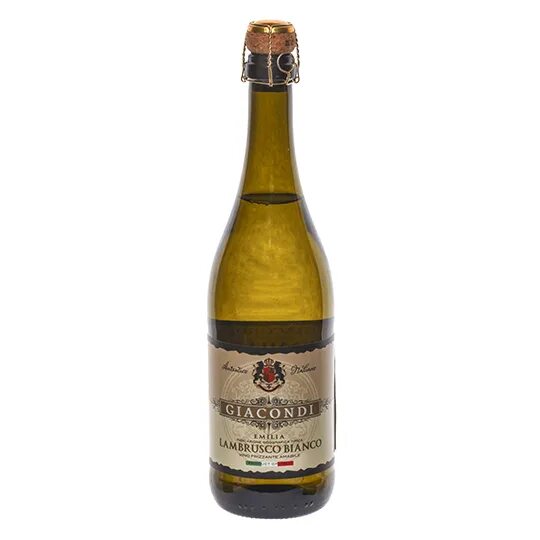 Lambrusco bianco. Ламбруско фризанте бьянко. вино giacondi lambrusco. джаконди ламбруско бьянко. вино игристое giacondi lambrusco bianco emilia igt, 0.75 л.