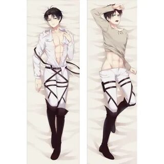 Attack On Titan Body Pillow Merch: Eren Yaeger And Levi Ackerman Body P...