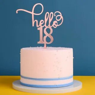 18th birthday cake ideas female