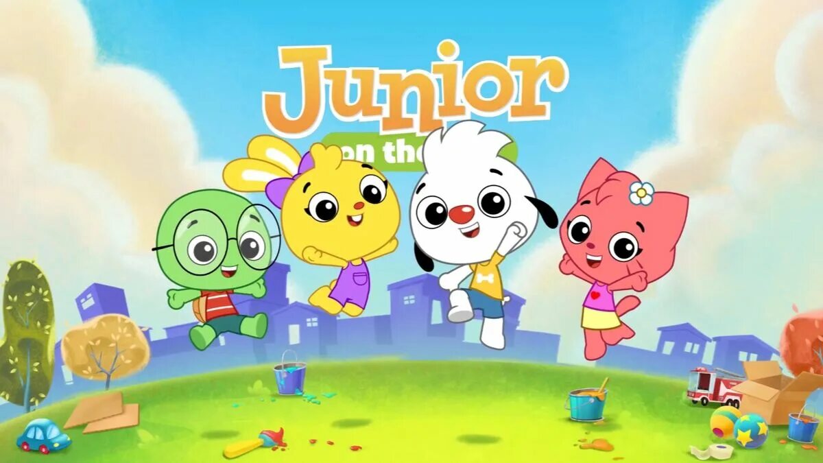 Junior on the job toon. Playkids джуниор. Мультпланета junior / врумиз - vroomiz. Playkids junior on the job. Junior on the job playkids.