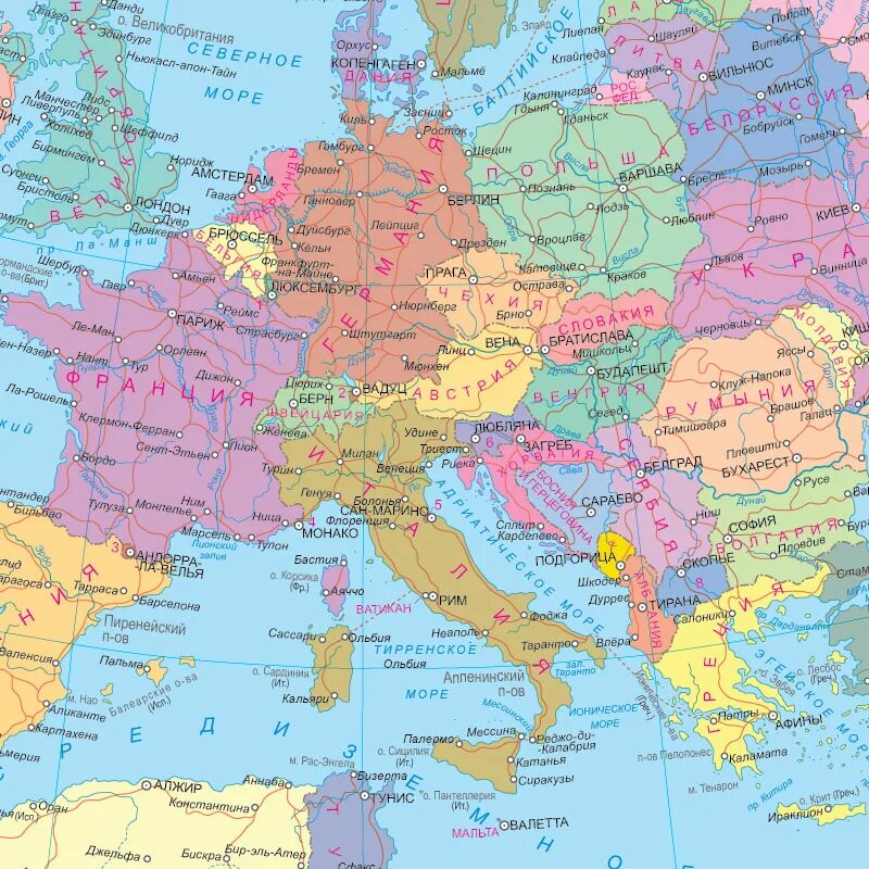 5 европейских областей. Политическая карта Европы с границами государств 2023. Карта зарубежной Европы государства и столицы. Современная политическая карта Европы 2023. Политическая карта Восточной Европы 2023.
