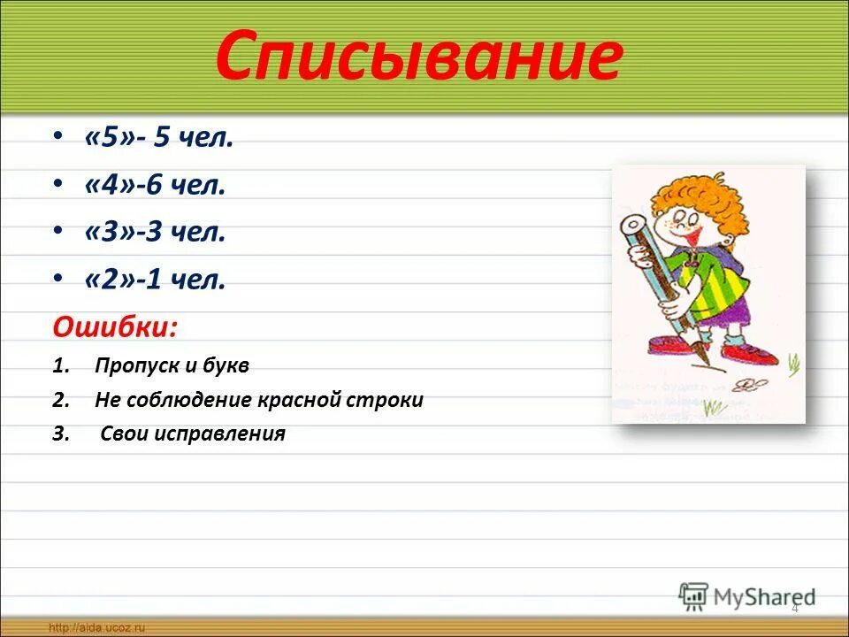 Анализ списывания. Списывание. Списывание 4 ошибки. Списывание 1 класс презентация. Места для списывания.