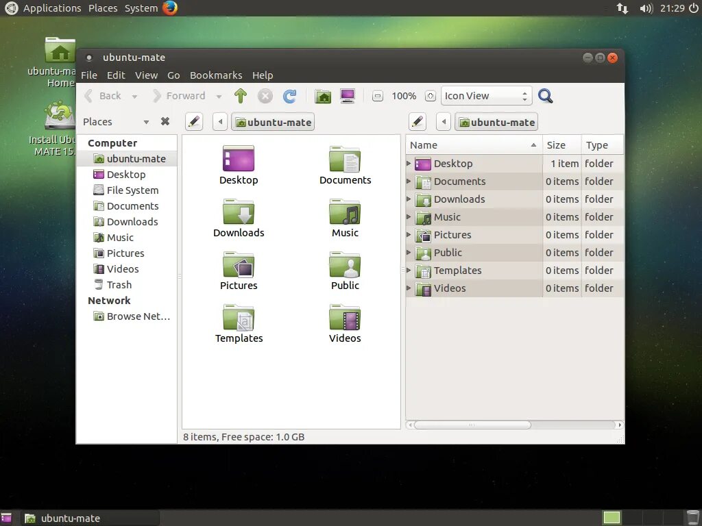 Ubuntu 15. Ubuntu 15.10. Space Ubuntu Mate.