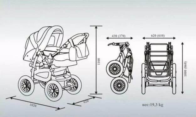 Ширина люльки. Коляска Верди ширина шасси. Габариты коляски. Чертеж детской коляски. Ширина шасси коляски.