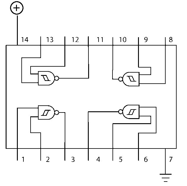 135 схем на одной микросхеме cd4093 light dependent blinker using ldr and cd4093 under Repository-circuits -35155- :