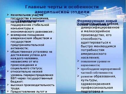 Американская экономическая основа