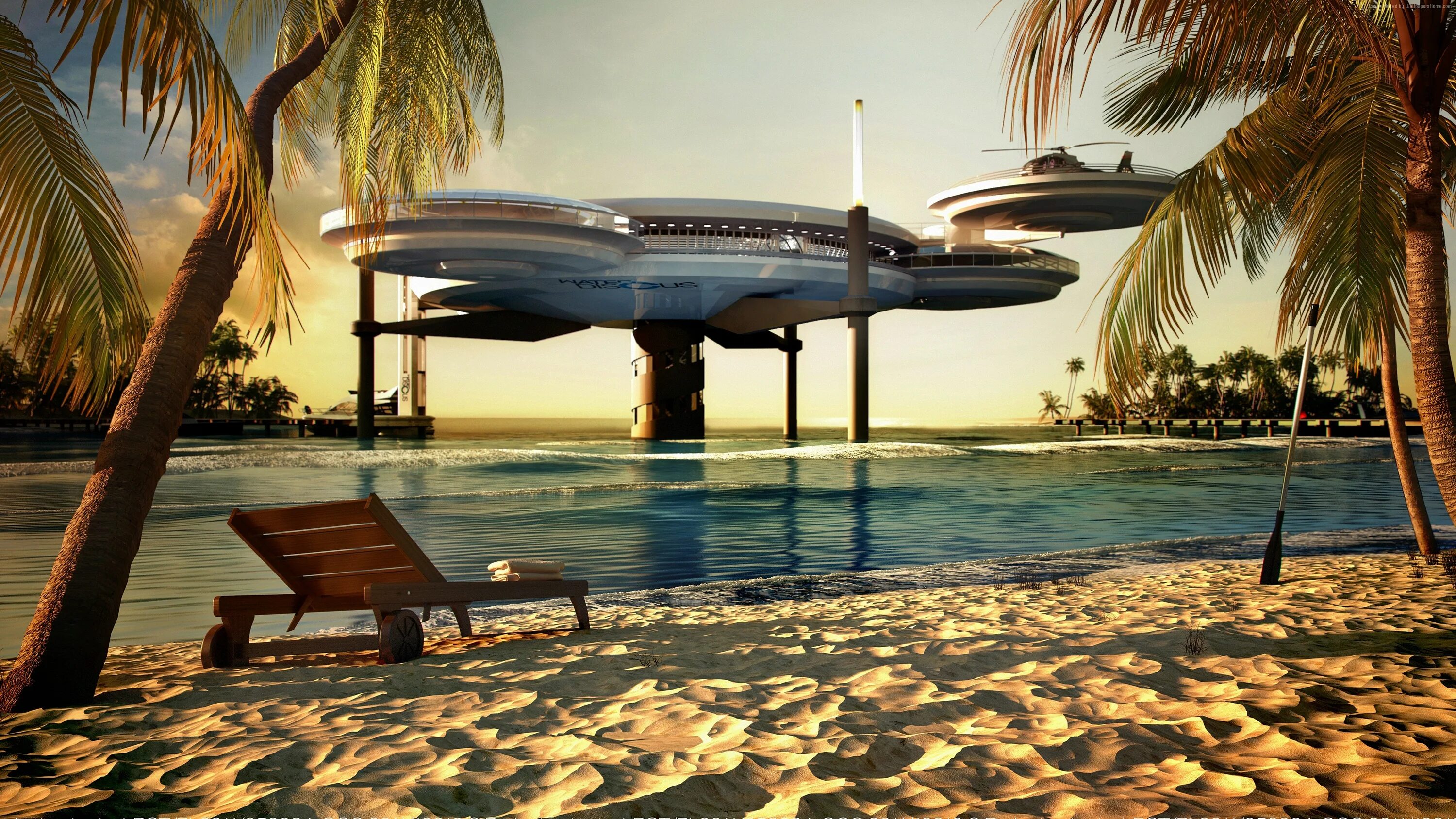 Отдыхать в будущем времени. Гидрополис в Дубае. Подводный отель Water Discus Hotel. Отель «Hydropolis Undersea Resort». Подводная гостиница в Дубае.