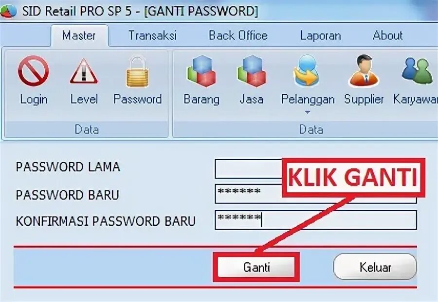 Password level password