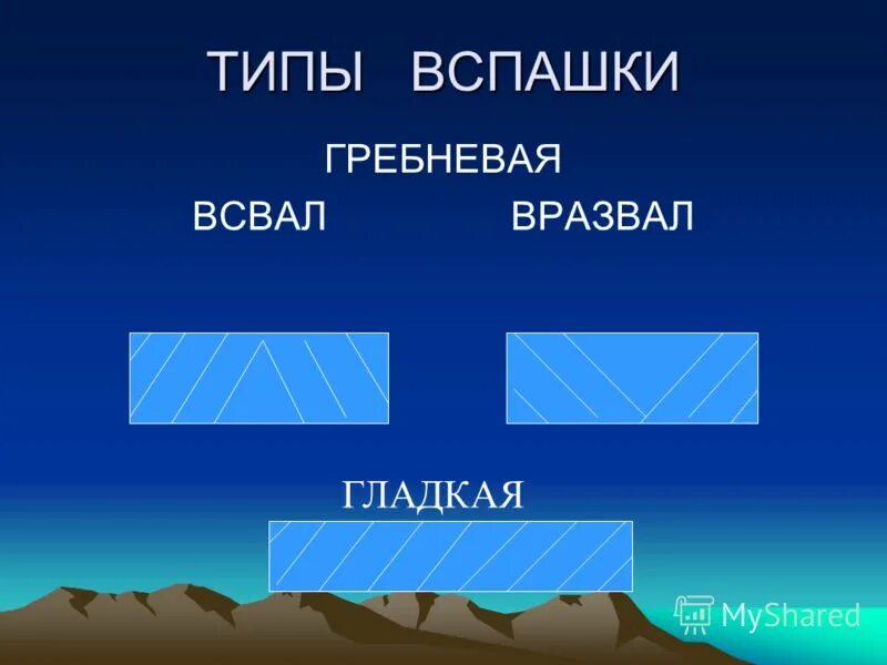 Способы вспашки