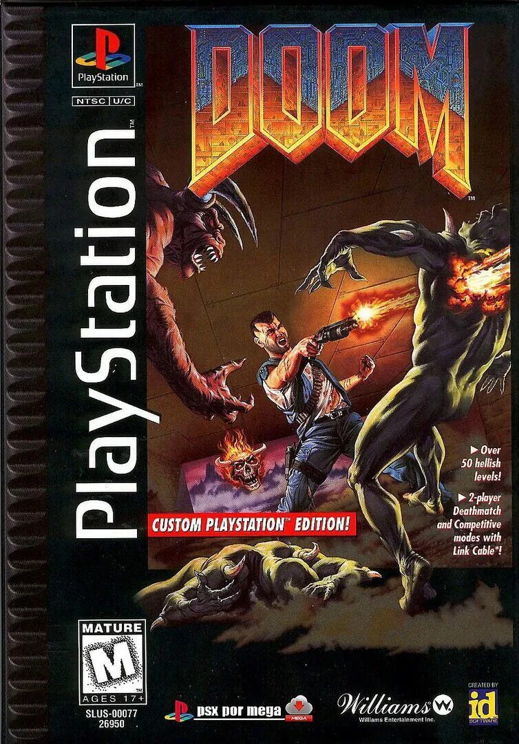 Doom Sony PLAYSTATION 1. Doom ps1. Doom ps1 обложка. Doom playstation