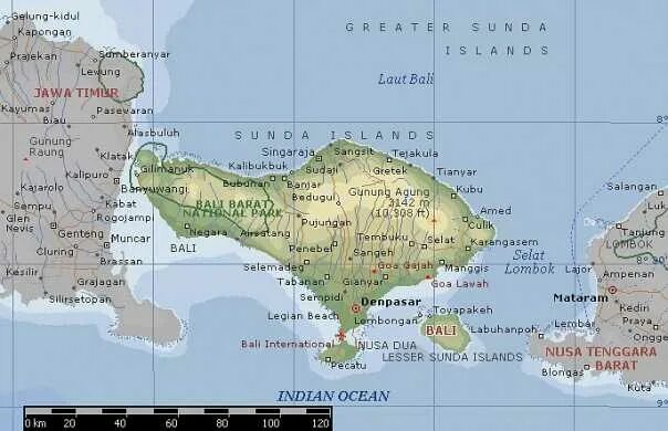 Остров бали где находится в какой 7 cartes de Bali Bali sur une carte, par régions, carte touristique et plus en