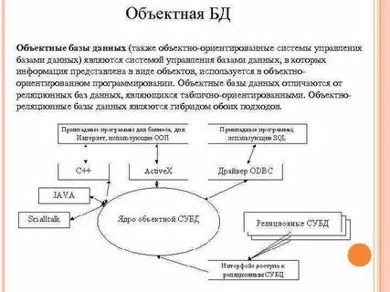 Базой данных является представленная в объективной форме