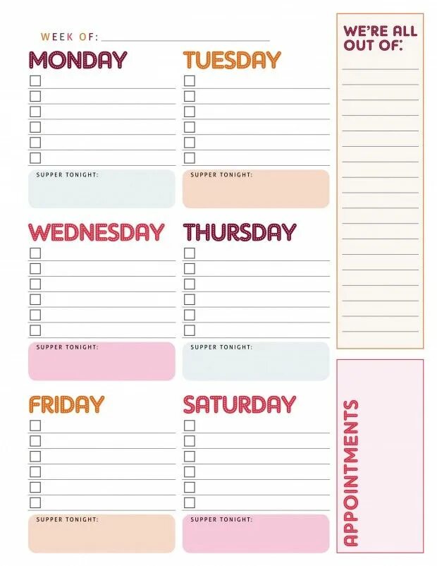 Week to week