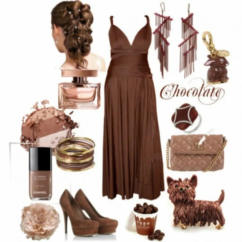 Brown dress