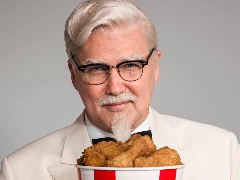 Сандер кью. Доктор сандерс kfc. palkovnik sandrs.