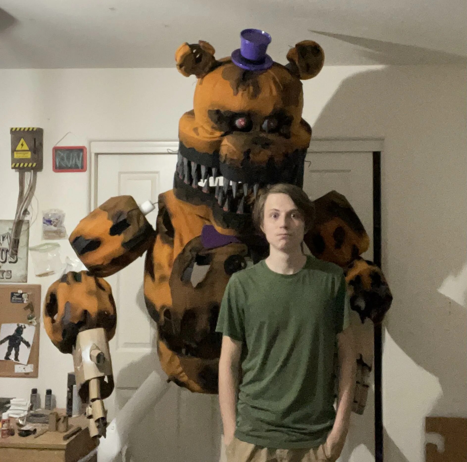 Rivoluzionario Hollywood Divertente nightmare fredbear costume chiuso sorprenden