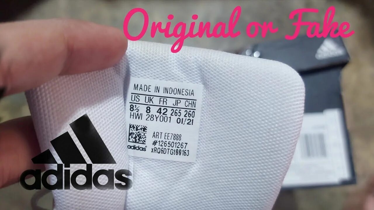 Как отличить adidas. Адидас made in Indonesia. Чек адидас. Как отличить оригинальные кроссовки адидас.