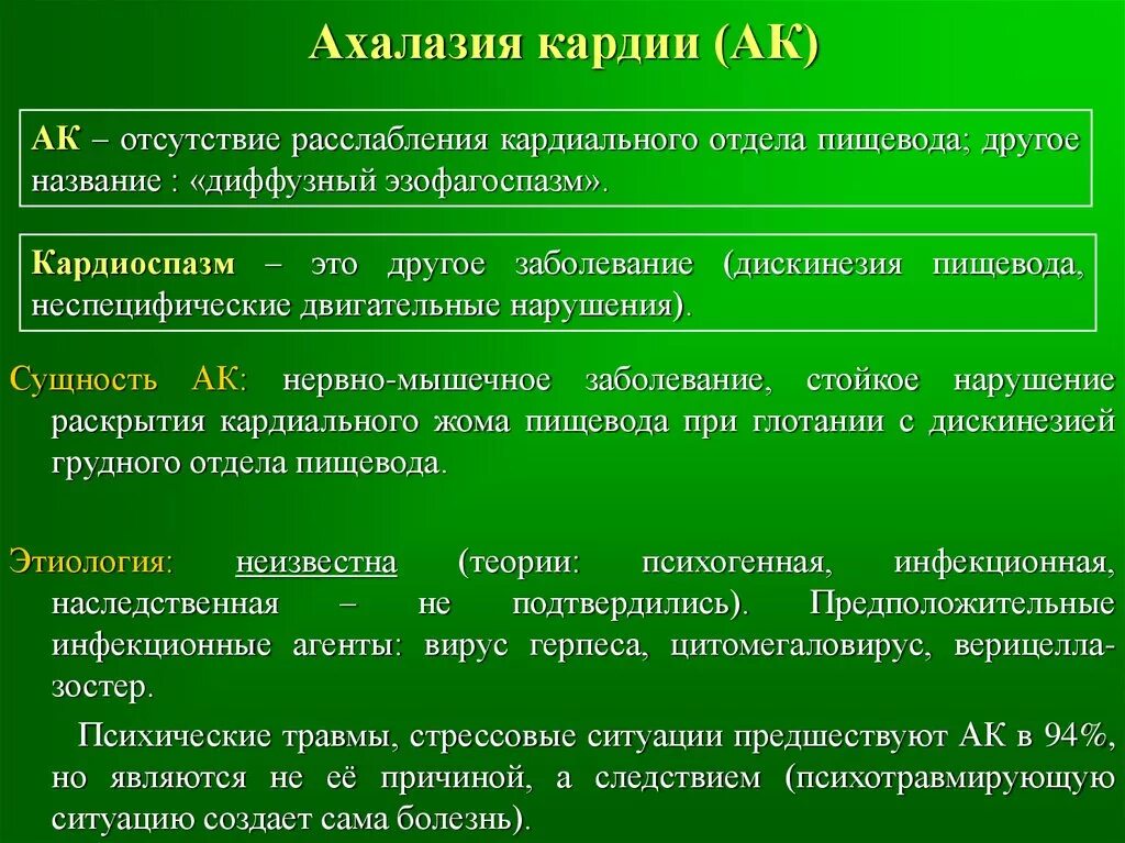 Кардиальный отдел пищевода. Клинический симптом ахалазии кардии. Ахалазия классификация. Ахалазия кардии этиология.