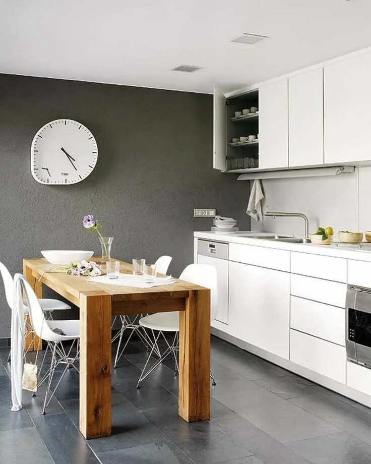 Modern Gray Kitchen Cabinets Ideas: Best Kitchen Decor 2020 Svart inredning, Hem