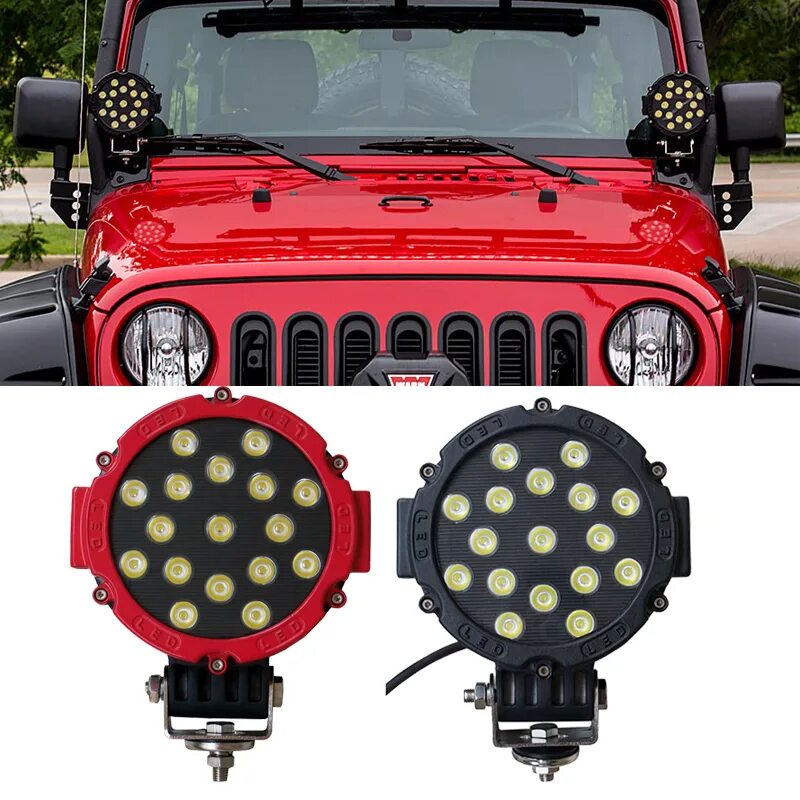 Светодиодная фара off road. Worklight фонарь w-51. Фара светодиодная off Road. Светодиодные танковые фары. Внедорожник с круглыми диодными фарами.